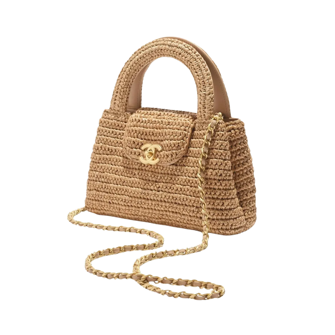 Ch*nel Rafia Bag