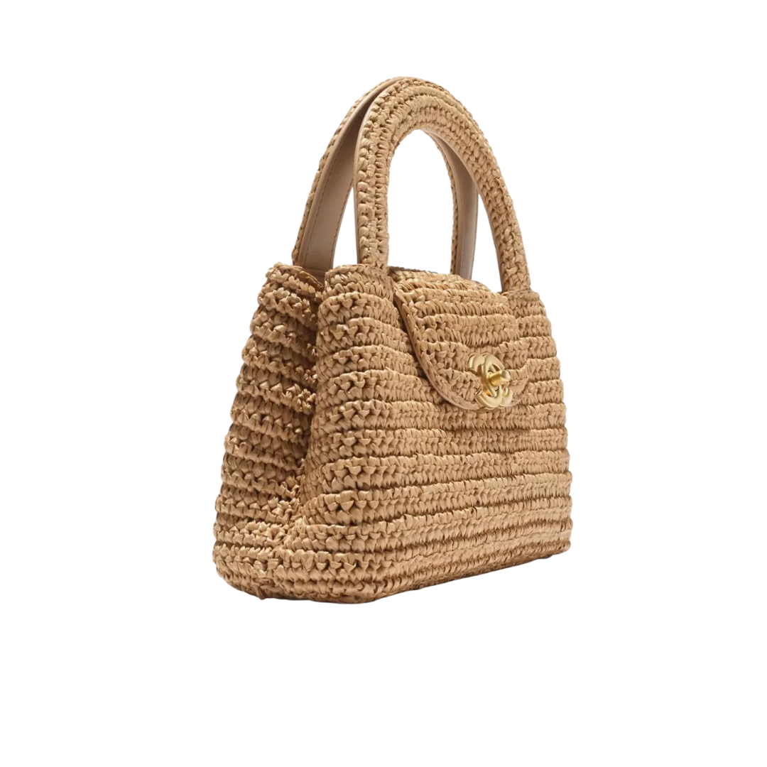 Ch*nel Rafia Bag