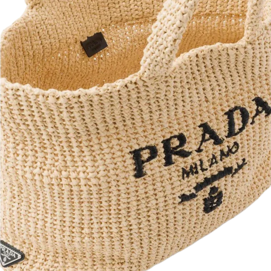 Prad* Tote Bag rafia